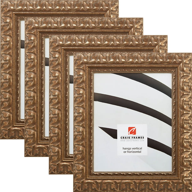 Craig Frames Bravado Ornate 20 x 24 Inch Antique Bronze Picture Frame Matted to Display a 16 x 20 Inch Photo 